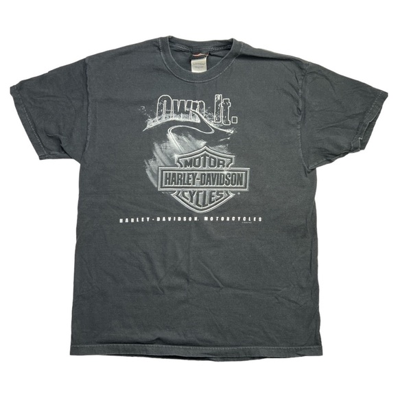 VINTAGE HARLEY-DAVIDSON LOW COUNTRY CHARLESTON SC T SHIRT SZ L - Picture 3 of 7